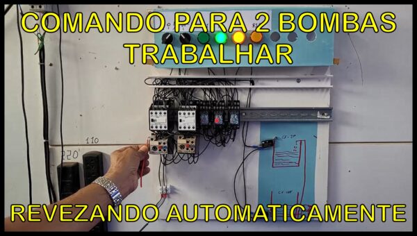 COMANDO PARA 2 BOMBAS TRABALHAR REVEZANDO AUTOMATICAMENTE