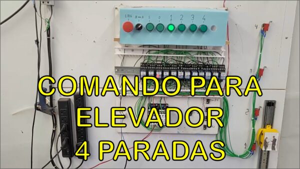 ESQUEMA DE COMADO PARA ELEVADOR DE 4 PARADAS